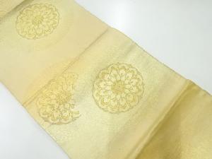 アンティーク　華紋模様織出し袋帯（材料）